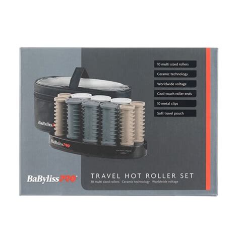 BaBylissPRO Travel Hot Roller Set 10pc I Glamour