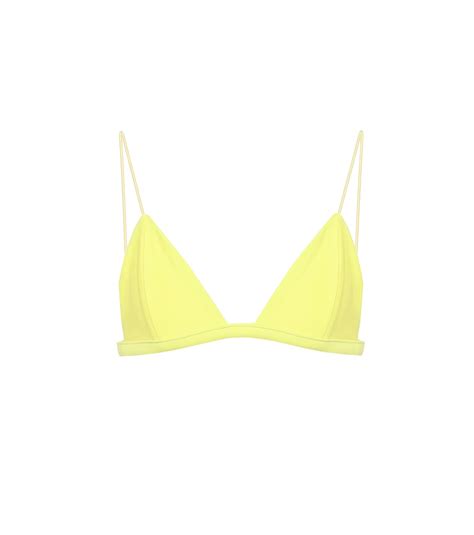 Micro Muse Bikini Top In Yellow Jade Swim Mytheresa