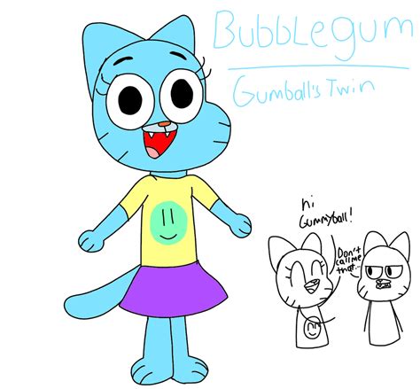 Bubblegum Aka Gumballs Twin Sister By Laylathegalaxypig On Deviantart