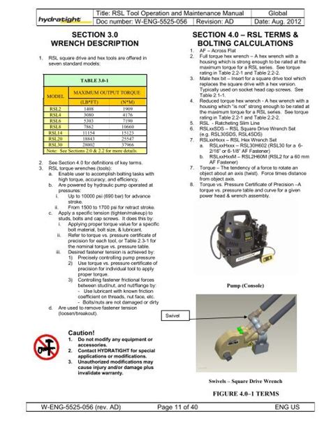 Rsl Torque Chart Uk Wholesale