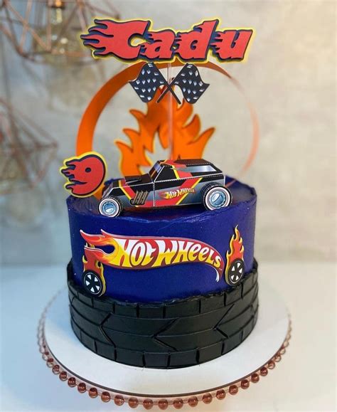 Pin De Suleyka Reyes En David En Pasteles De Cars Fiesta De Hot Wheels Dise Os De Torta