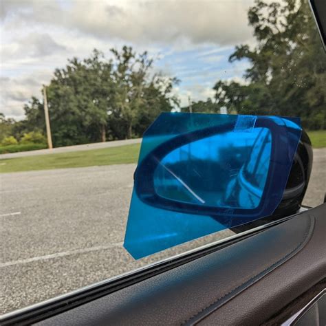 Blue Tinted Mirror Etsy