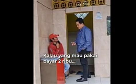 Reaksi Erick Thohir Saat Ke Toilet Spbu Dpr Fasilitas Umum Kenapa