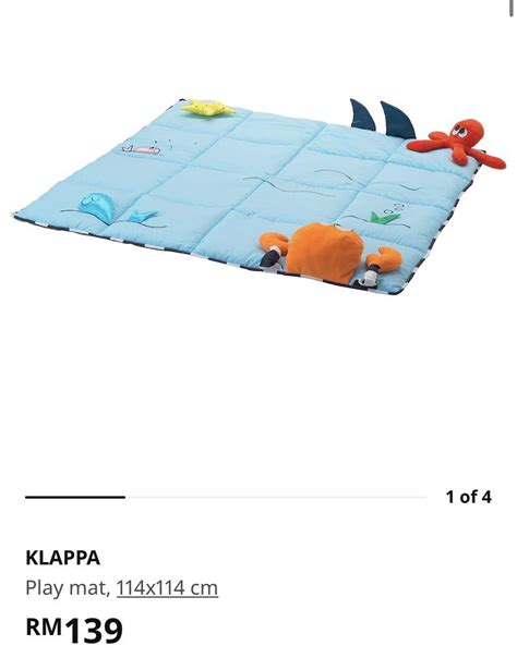 Ikea Play Mat Babies And Kids Infant Playtime On Carousell