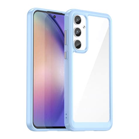 For Samsung Galaxy A55 Case ELVEV High Quality PC TPU Transparent