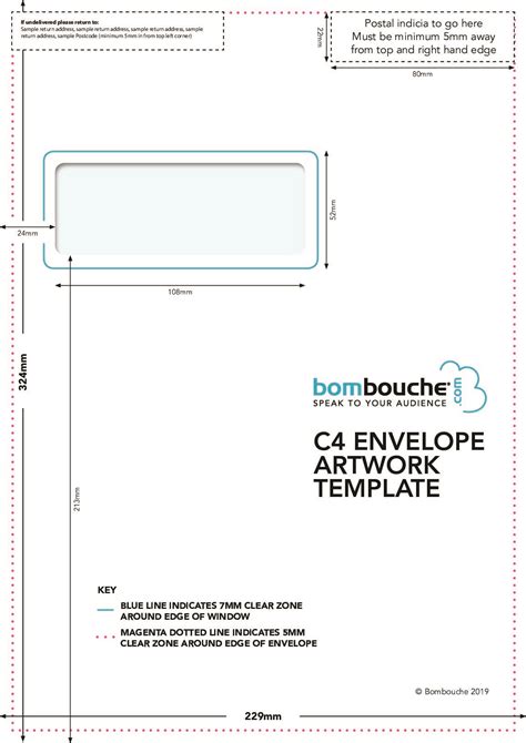 Envelope With Window Template