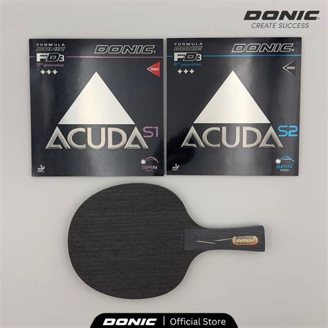 Jual DONIC Bat Pingpong Donic Waldner Black Devil Plus Karet Acuda