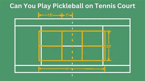 Pickle Ball Court Size