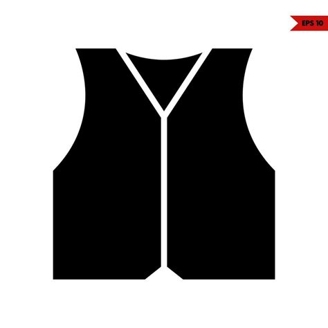 Vest Glyph Icon 24756504 Vector Art At Vecteezy