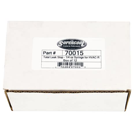 Total Leak Stop Syringe 1/4 oz. Box of 12 - TSI Supercool