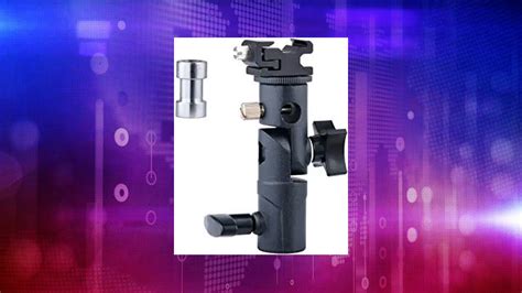 Usjbgo Camera Umbrella Flash Bracket Mount Metal Speedlight Stand And Hot Shoe Reflector Holder