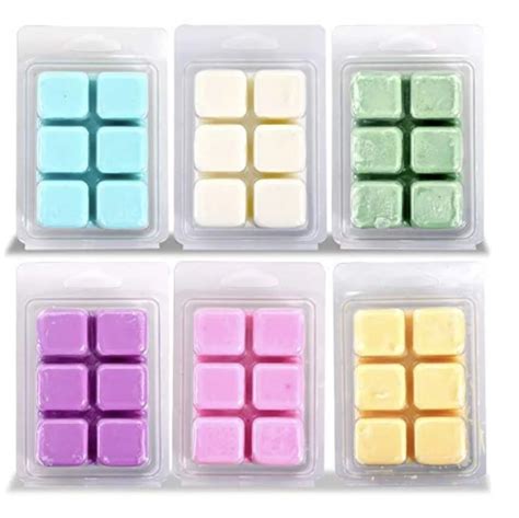 Scented Wax Melts Set Of 63oz Assorted Wax Warmer Cubestarts Jasminerosebergamotfig