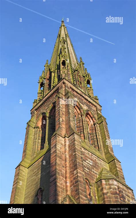 The Spire Of The Parish Church Of St Giles Cheadle Staffs Staffordshire