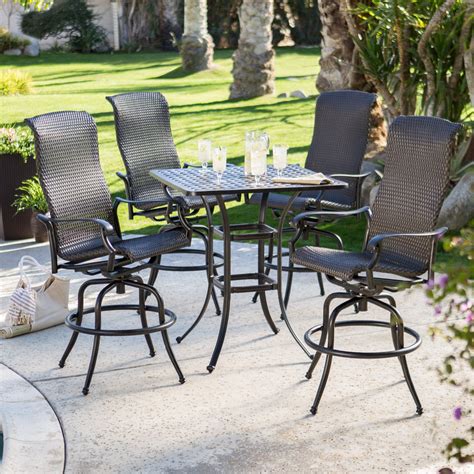 Outdoor dining sets bar height - Hawk Haven