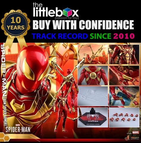 Hot Toys VGM Marvel S Spider Man Th Scale Spider Man Iron Spider Armor Collectible