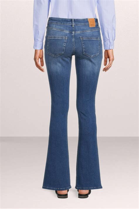 Only Flared Jeans Onlblush Medium Blue Denim Wehkamp