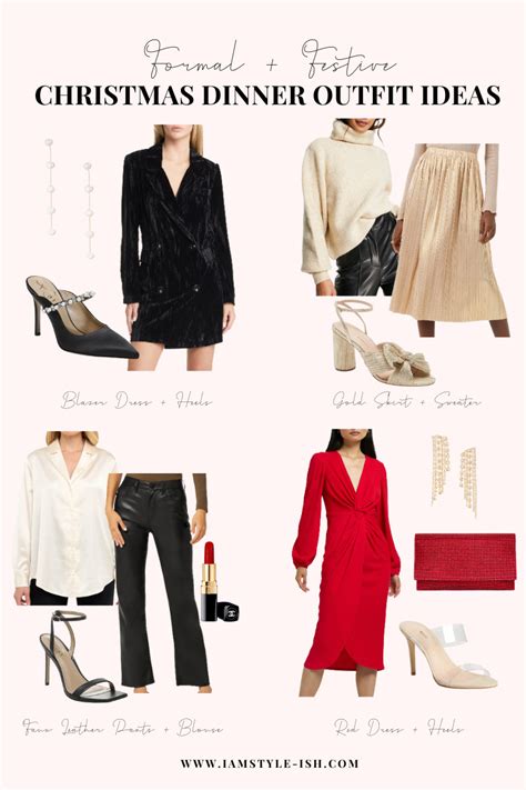 What To Wear To Christmas Dinner Outfit Ideas You Can Copy Now