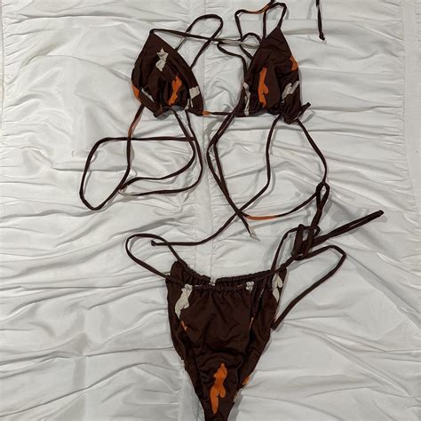 Inamorata Las Olas Bikini Set Size L But Definitely Depop