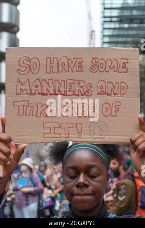 London UK 03rd Sep 2021 Editors Note Image Contains Nudity A Naked Rebel Her Body Bearing