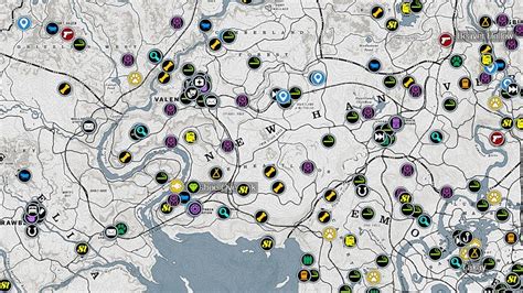 World Map Red Dead Redemption 2 Map