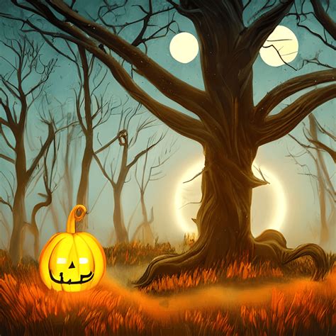 A Spooky Forest Graphic · Creative Fabrica