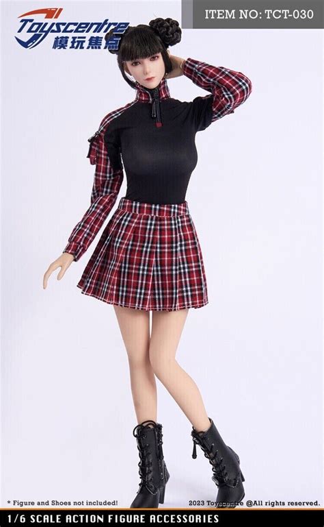 Plaid Top Skirt Underwear Set For PHICEN VERYCOOL Hot Toys Female Figure EBay