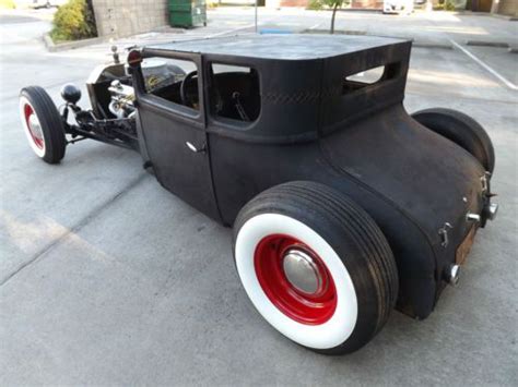 Purchase Used 1927 Ford Coupe Hot Rat Street Rod Chopped Channeled V8 NO RESERVE In