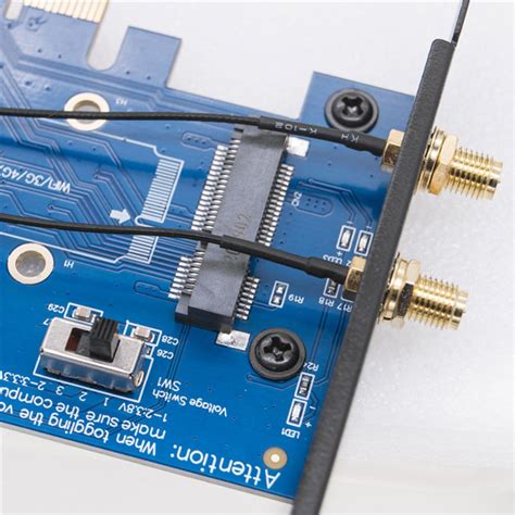 Модуль WiFi Mini PCI-E Express На Карту Адаптера PCI-E 1x - купить с ...