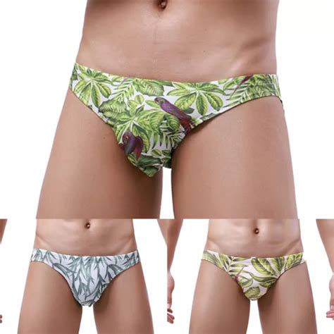 BIKINI MODERNE BAS Pour Hommes Slips Maillots De Bain Pour Escapades Tranquilles EUR 12 72
