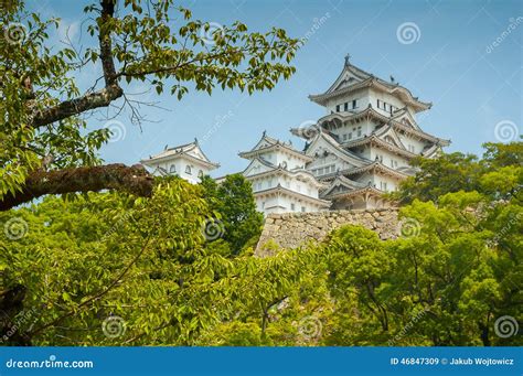 Himeji Castle Stock Image Image Of Landmark Unesco 46847309