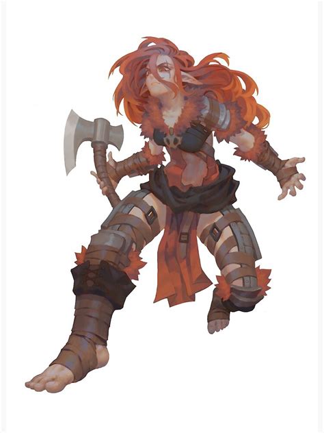 "Barbarian Astrid" Art Board Print for Sale by TheChurn5E | Redbubble