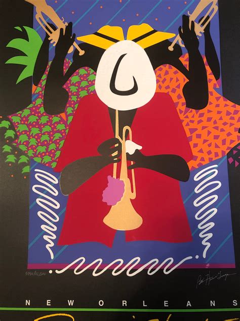 New Orleans Jazz Fest Poster Etsy