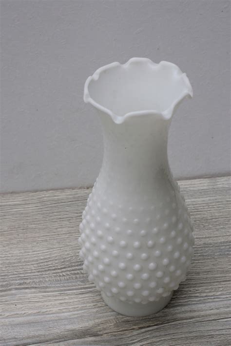 Vintage Milk Glass Hobnail Lamp Shade Large Hobnail Glass Shade White