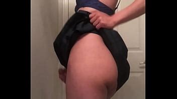 Jess Shakes Her Ass And Cock In A Skirt XVIDEOS