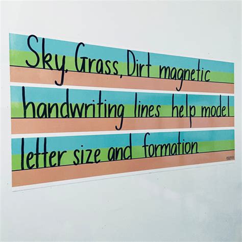 Teacher whiteboard handwriting lines - Sky, Grass, Dirt | Magnificent ...