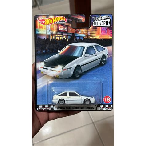 Hot Wheels Toyota Ae Sprinter Trueno Boulevard Shopee Malaysia