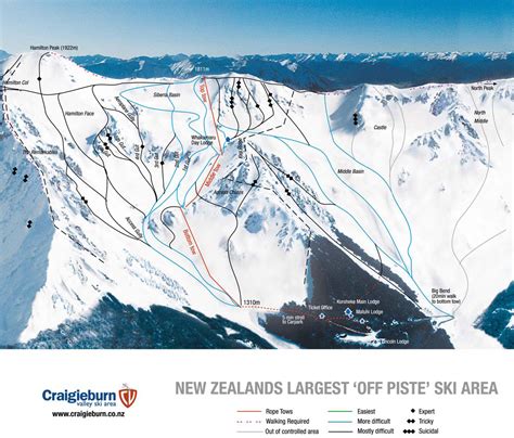 Craigieburn Ski Map Free Download