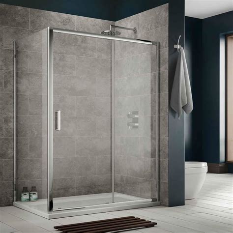 Sommer 8 Wet Room Shower Enclosure Sliding Door And Side Panel 1500mm