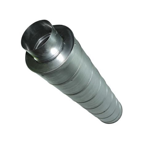 Купить шумоглушитель ГТК 125 круглый L=600 оц.ст.0.5 мм.