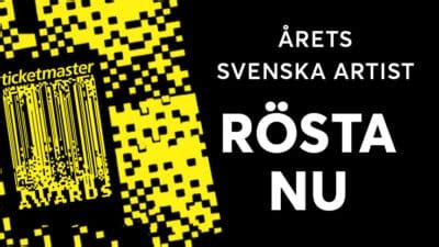 årets svenska artist Arkiv Ticketmaster Sverige