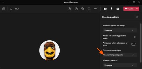 Assign Co Organizers To Help Manage A Teams Meeting Microsoft Teams