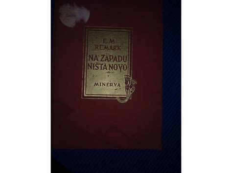 KNJIGA NA ZAPADU NIŠTA NOVO REMARK Kupindo 19765677