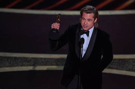 Oscars 2020 Brad Pitt Wins First Acting Oscars For Once Upon A Time