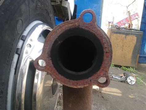 выхлопная труба. — FAW Vita, 4,7 л, 2008 года | фотография | DRIVE2