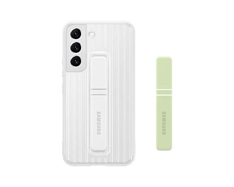 Чехол-накладка Protective Standing Cover S22 белый | Samsung РОССИЯ