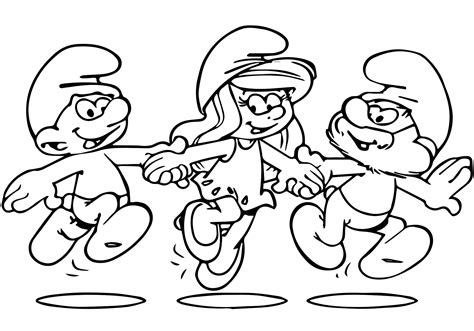 Раскраски Для Детей Смурфики - 70 фото