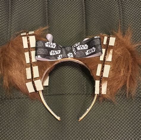 Chewbacca Star Wars Mouse Ears | Disney ears, Minnie ears, Star wars chewbacca