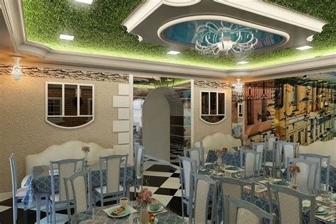 Дизайн кафе «Зазеркалье»