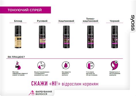 Тонирующий спрей SYOSS Черный 120мл – купить в Киеве | цена и отзывы в MOYO