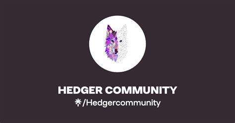 Hedger Community Linktree